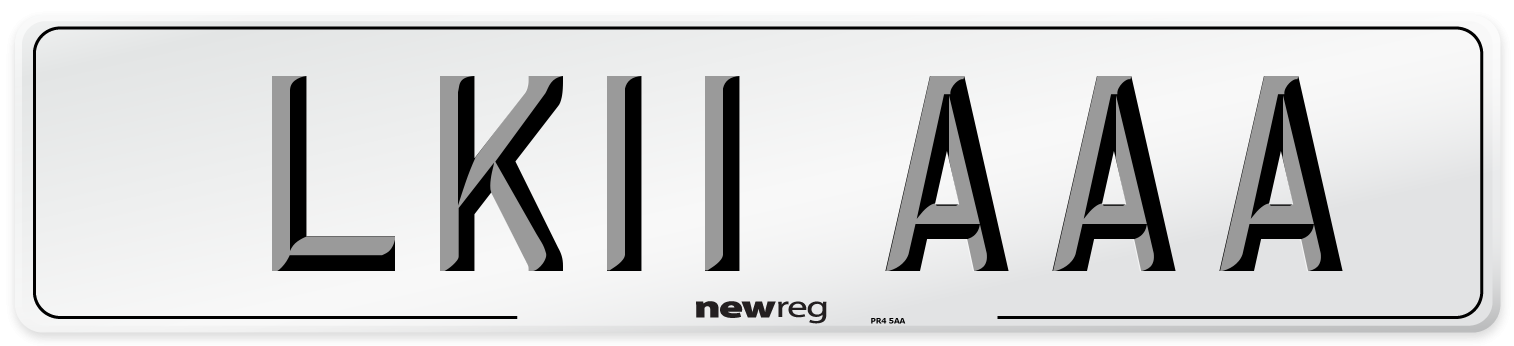LK11 AAA Number Plate from New Reg